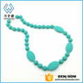 Oem Stand Up Chewable baby toys/teether toy Necklace Teether/rubber teether toy
